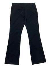 Place Boys Woven Bootcut Chino Pants Black Stretch Cotton Blend 16 New