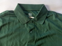 Wonder Nation School Uniform Pique Polo Shirt Boys Size L Green Short Sleeve