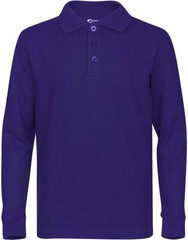 Premium Boy’s Long Sleeve Polo Shirts with Stain Guard Polo Shirts for Boy’s