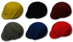 Traditional Wool Flannel School Uniform Caps – Adult Sizes – Many Colours