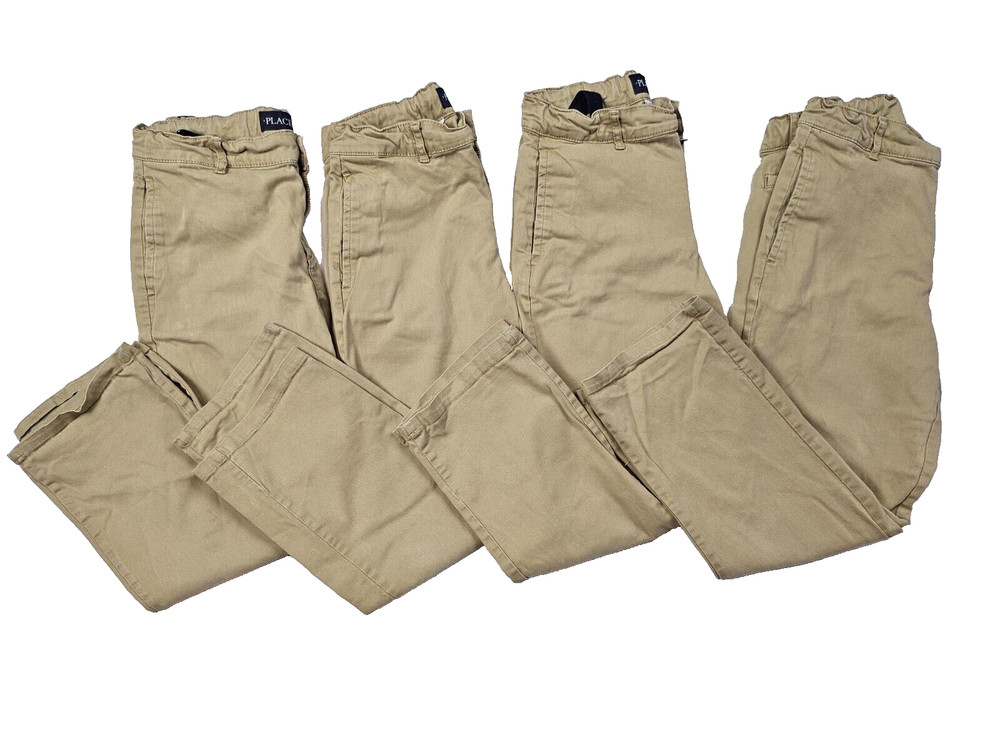 Boys school uniform Flax / Khaki size 10 husky Childrens place
