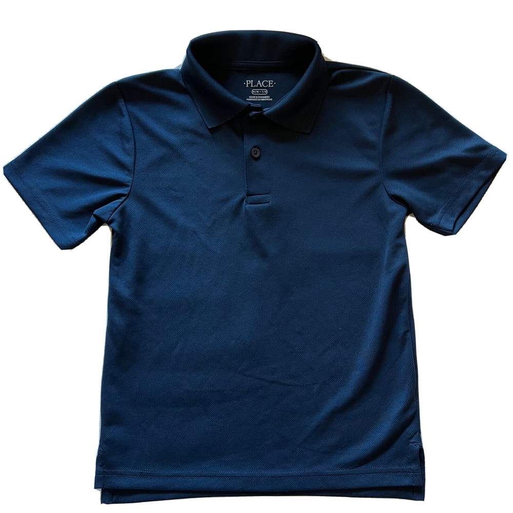 Boys Size 7/8 medium Shirts Uniform Performance Polo Children’s Palace