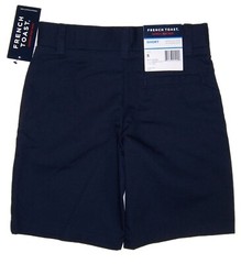 French Toast Little Boys Size 5 School Uniform Shorts NWT Adjustable Waist Navy