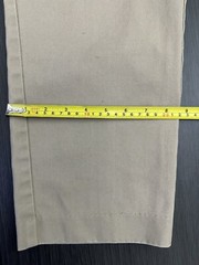 Authentic Galaxy School Uniform Pants Boys’ Beige Flat Front Size 10