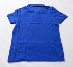 Old Navy Boy’s Short Sleeve Pique Uniform Polo Shirt EJ2 Blue Tango Size XS NWT