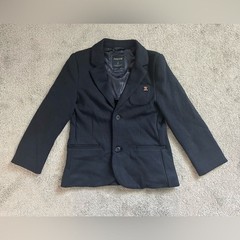Mayoral Long Sleeve Knitted Blazer Boys Size 5 Navy Blue