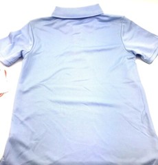 School Uniform Shirt Boys Size 6/7 Blue Top Collared Shrink Resistant Children