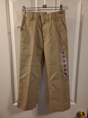 NWT Royal Park School Uniform Pants – Size 6 (23×19) Khaki Adjustable Waist