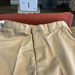 NWT Authentic Galaxy Boy’s Double Knee School Uniform Pants Khaki Tan Size 12
