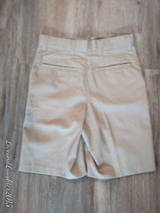 NEW School Uniform Shorts Boys Size 10 Khaki Adjustable Waist Band Unisex