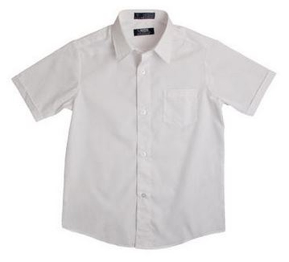 New! FRENCH TOAST School Uniforms Boys Sz 4 Short Sleeve DRESS SHIRT White