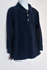 Ringo Sport Boys Blue Long Sleeve Uniform Dress Shirt Size 5 A16