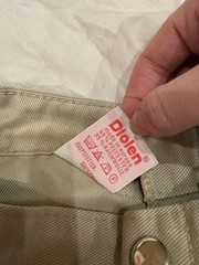 VINTAGE Lemmi Pants YOUTH Boys Size 170 Chino Khaki West German