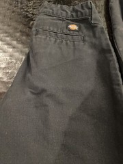Dickies Boy Slim Taper Flex Black Pant – Size 10