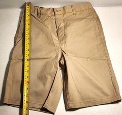 French Toast Youth Boy’s 1-Pack B Adaptive Pull-On Chino Shorts, Khaki, Sz-14