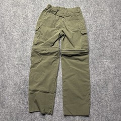Boy Scouts Of America Cargo Pants Youth 8 Green Switchback Convertible Unhemmed