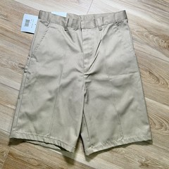 NWT Authentic Galaxy School Uniform Shorts Sz 20 SET OF 2 Khaki Navy Flat READ