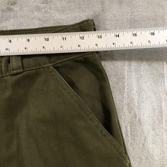 vtg Boy Scouts of America Pants Youth 26 Green Official Uniform Cargo Pockets