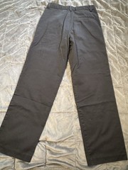 George Boys Cotton Blend Black Straight Fit School Uniform Pants 14
