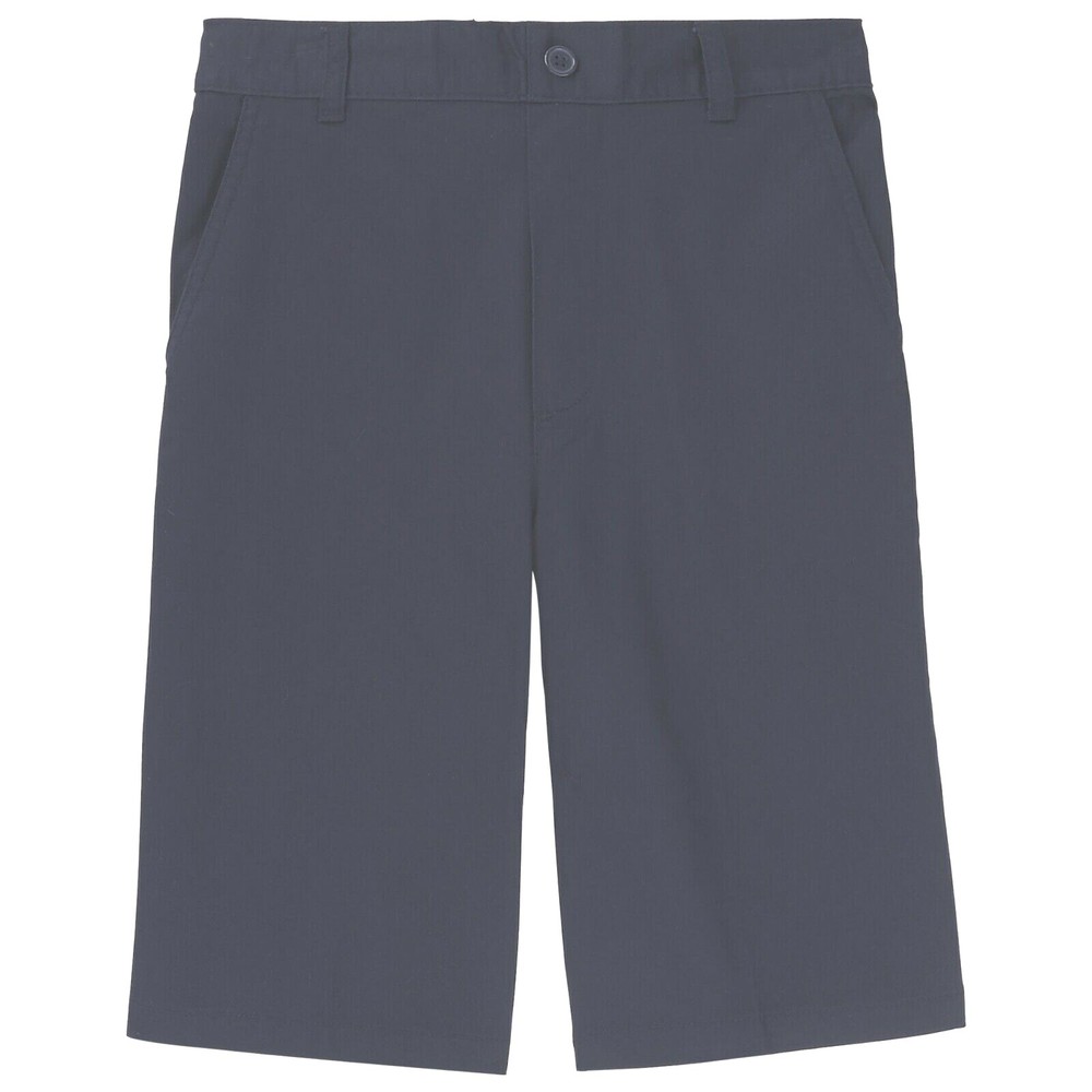 French Toast Husky Boys School Uniform Boys Pull-On Twill Shorts, Navy, 18 Husky