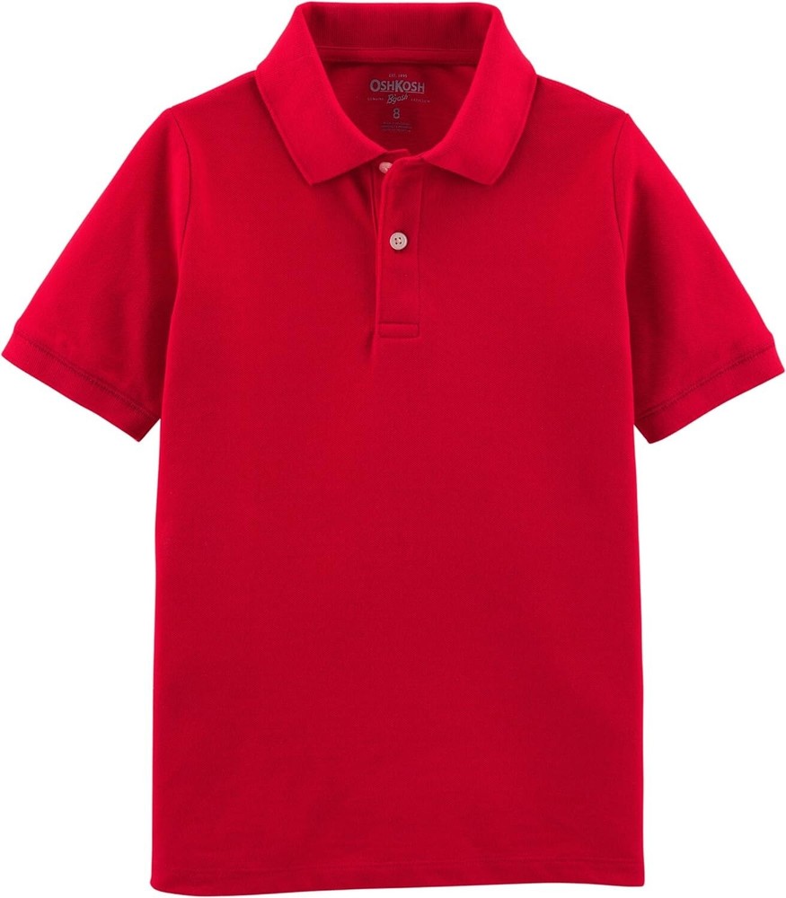 Oshkosh B’gosh Boys Uniform- Red Polo Shirt- Size 14