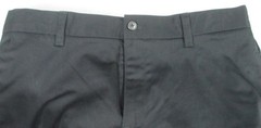 LANDS END Black Plain School Uniforms Chino Pants Boys 14 Inseam 27″ NEW