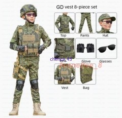 Children’s Spring Autumn Camouflage Suit Special Forces Tactic Training Uniform