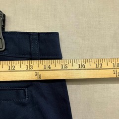 Nautica School Uniform Pants Boys Size 12 Husky Navy Adjustable Waist Stretch
