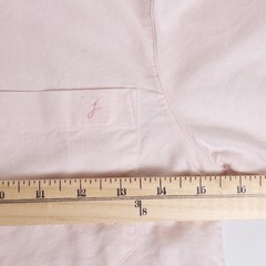Jacadi Oxford Short Sleeve Button Down Pocket Collared Shirt Pink Boys 6Y