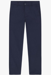 NEW Nautica Boys School Uniform Twill Khaki Pants Blue Size 8 Regular