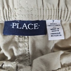 The Children’s Place Khaki Uniform Cargo Shorts Boys Size 7 Husky