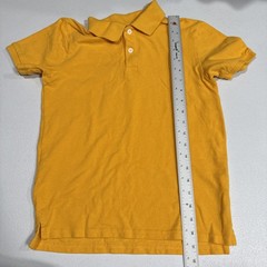 The Childrens Place School Uniform Short Sleeves Polo Shirts Yellow Blue L 10-12