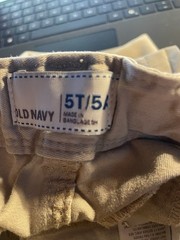 Lot of Boys size 5 Khaki School Uniform Pants & Shorts Old Navy, Geranimals + 1