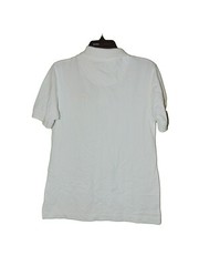 Chaps Boys School Uniform Polo Shirt White Size L 14-16 NWT Short Sleeve Cotton