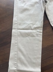 Mills Uniform Khaki Flat Front Pants : 18R Boys
