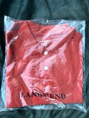 Lot 👕 NWT Lands’ End LONG SLEEVE Polo Interlock Boys Shirt New Size M 5 6