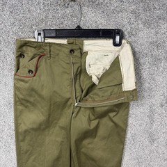 Vintage Boy Scouts Of America Shirt Pants Hat Set Boys 14 Green Uniform Twill