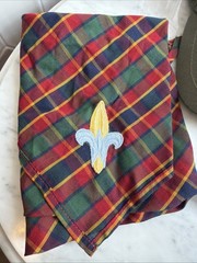 Boyscouts Of America Weblow Uniform Hat, Slide, And Neckerchief