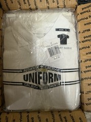 Authentic Galaxy School Uniform Polo shirt size 6 white, pack of 12