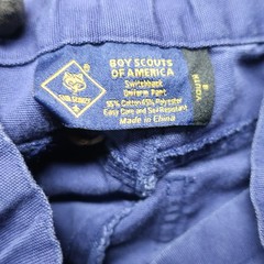 Boy Scouts of America Switchback Uniform Pants Boys 8 Blue Convertible Cargo