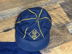 VTG Cub Scouts Blue Gold BSA Uniform Shirt Hat Belt Scarf Youth 1960s Atomic Era