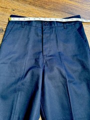 ✏️ REAL SCHOOL Boys Size 12H Flat Front Shorts School Uniform Navy Blue Durable