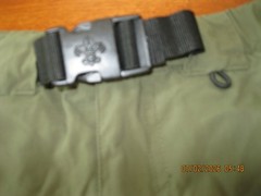 Boys Scouts Of America Cargo Shorts Youth XL Green with Belt Uniform Switchback