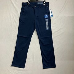 Nautica School Uniform Pants Boys Size 12 Husky Navy Adjustable Waist Stretch