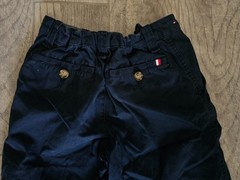 Boys Tommy Hilfiger Uniform Shorts School Blue Size 14 Adjustable Waist Pockets