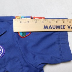 Boy Scouts Of America Shirt Boys Medium Blue Cub Scout Uniform Belt Webelos