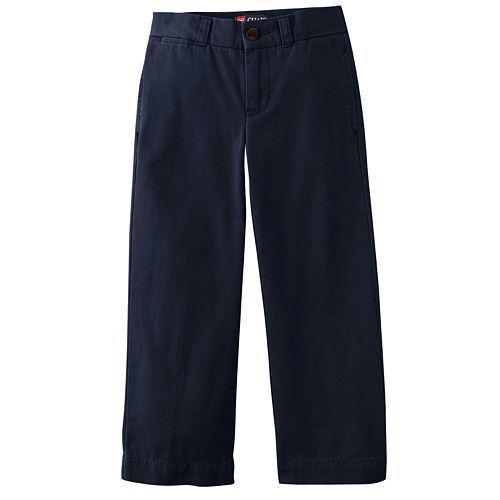 Chaps Boys Size 16 Cotton Chino Pants Approved Schoolwear Blue NWT