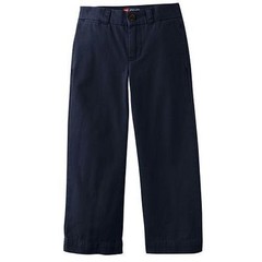 Chaps Boys Size 16 Cotton Chino Pants Approved Schoolwear Blue NWT