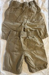 Lot Of 4 Nautica & Place Boys School Uniform Khaki Shorts Size 8 Preppy