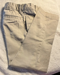Lot of Boys size 5 Khaki School Uniform Pants & Shorts Old Navy, Geranimals + 1